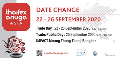 THAIFEX 2020 -- UPDATED SCHEDULE